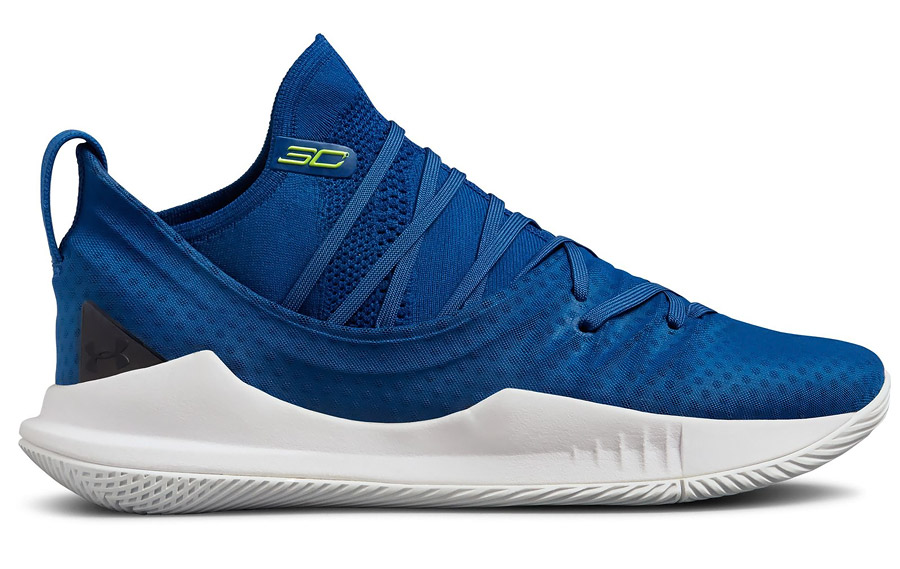 UNDER ARMOUR UA CURRY 5 Youth Basketball Shoes Kids Boys - Blue - Size ...