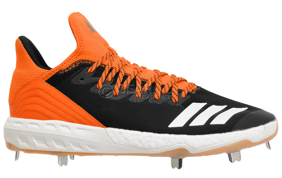 orange black baseball cleats